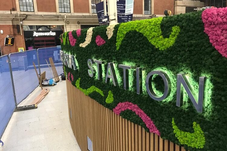 Victoria Station London Living Wall Project