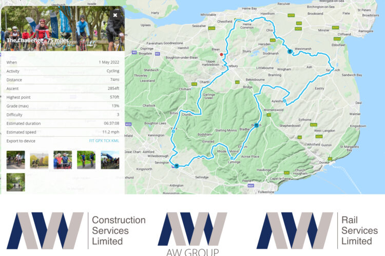 AW CONSTRUCTION – PILGRIMS HOSPICES CHARITY RIDE