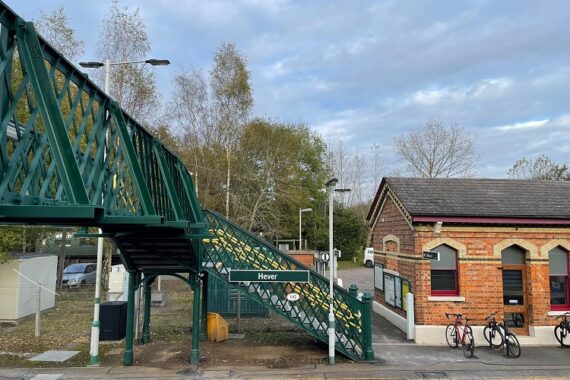 AW Rail Hever Station Footbridge