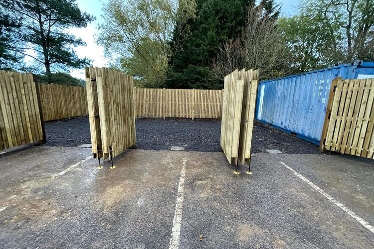 Canterbury Christ Church UNI Skip Enclosure Canterbury Christ Church UNI Skip Enclosure