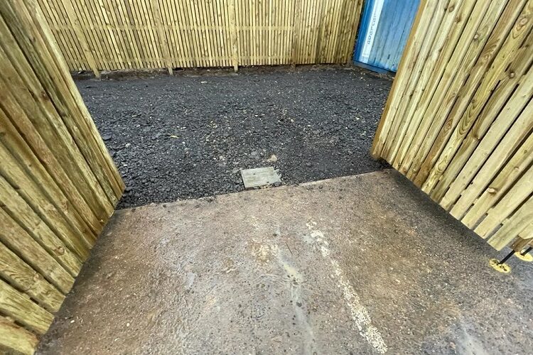 Canterbury Christ Church UNI Skip Enclosure Canterbury Christ Church UNI Skip Enclosure