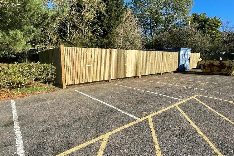 Canterbury Christ Church UNI Skip Enclosure Canterbury Christ Church UNI Skip Enclosure