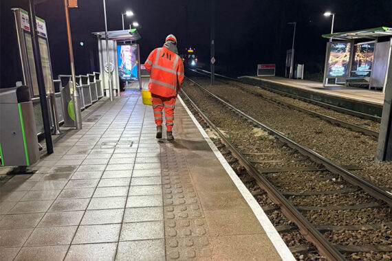 AW Rail Services - Winter Gritting